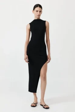 Dresses*St. Agni Cut Away Knit Dress - Black