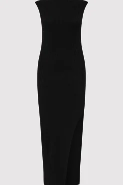 Dresses*St. Agni Cut Away Knit Dress - Black