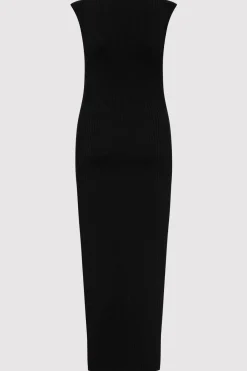 Dresses*St. Agni Cut Away Knit Dress - Black