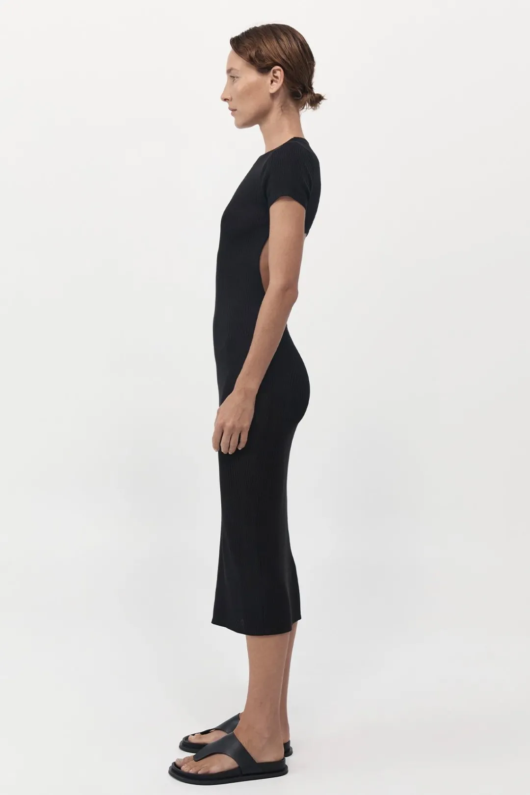 Knitwear*St. Agni Cut Out Knit Dress - Black