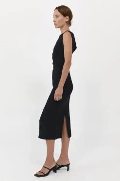 Dresses*St. Agni Cut Out Midi Dress - Black