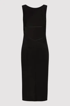 Dresses*St. Agni Cut Out Midi Dress - Black
