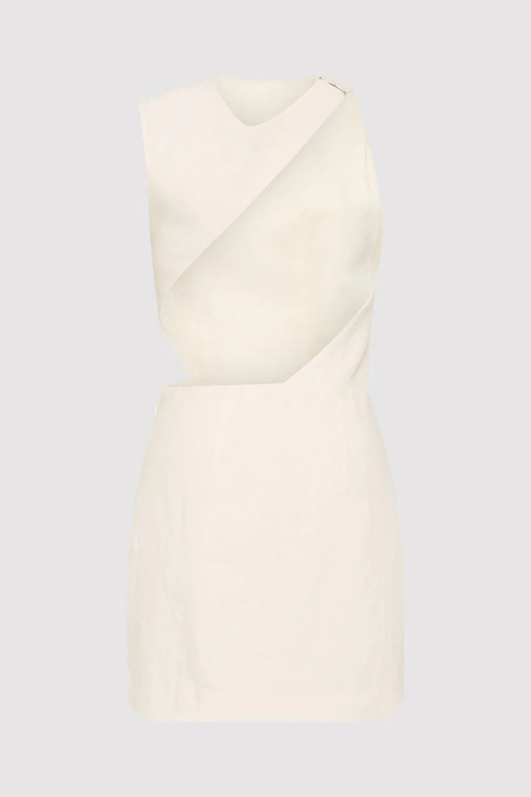 Dresses*St. Agni Deconstructed Mini Dress - Ivory