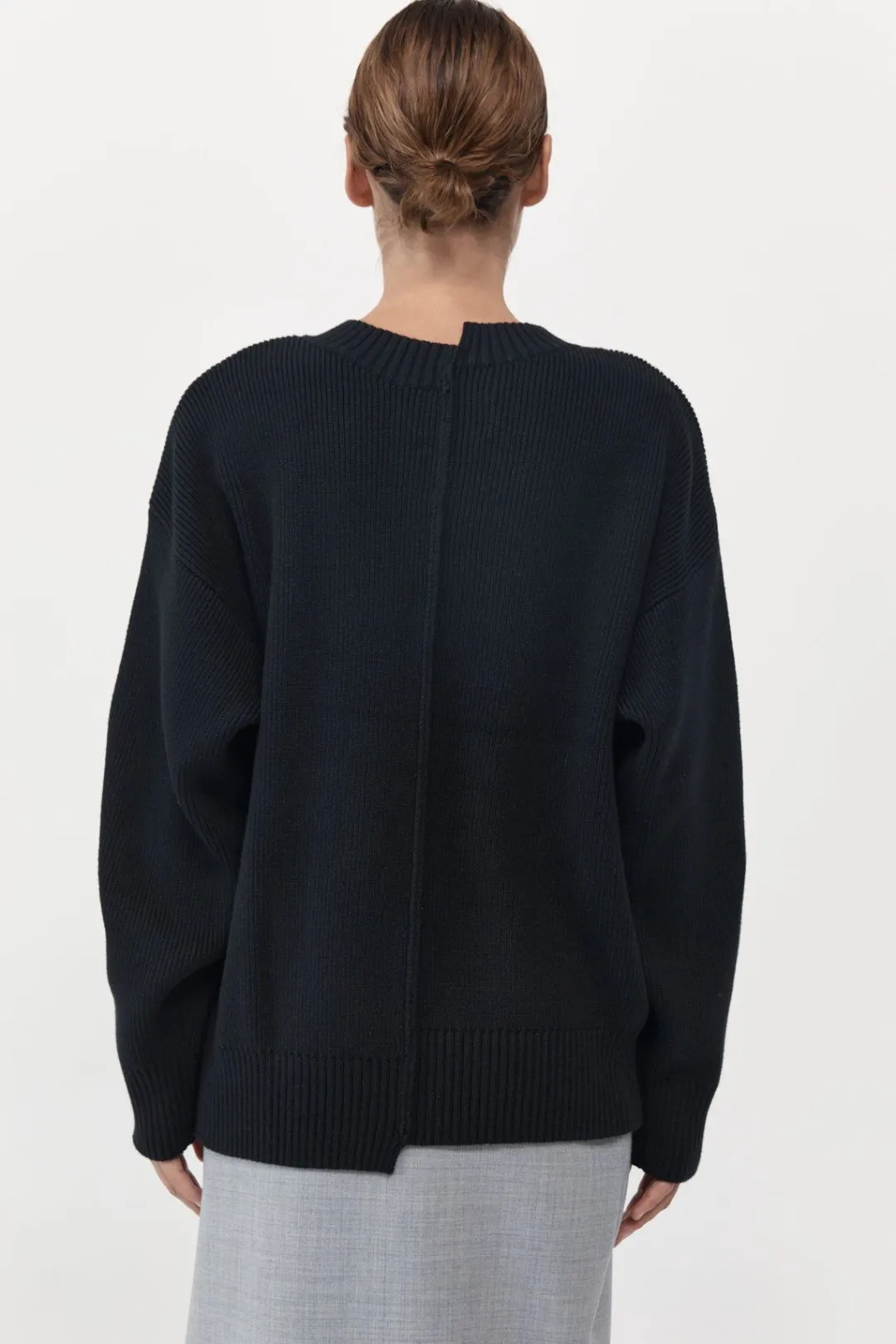 Jumpers*St. Agni Deconstructed Pullover - Black