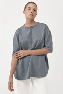 T-Shirts*St. Agni Deconstructed T-Shirt - Diesel Grey