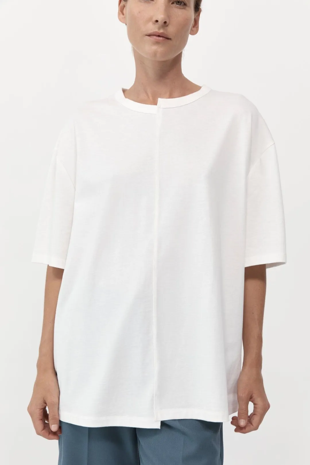 T-Shirts*St. Agni Deconstructed T-Shirt - White