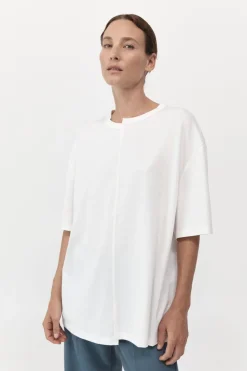 Unisex*St. Agni Deconstructed T-Shirt - White