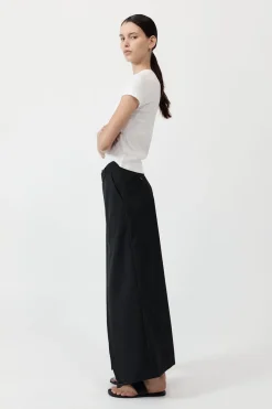 Skirts*St. Agni Deconstructed Waist Maxi Skirt - Black