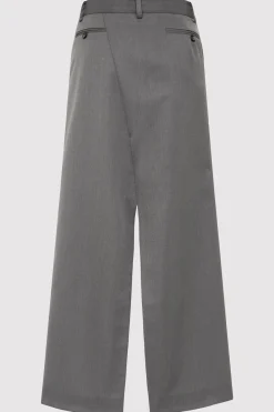Skirts*St. Agni Deconstructed Waist Maxi Skirt - Pewter Grey