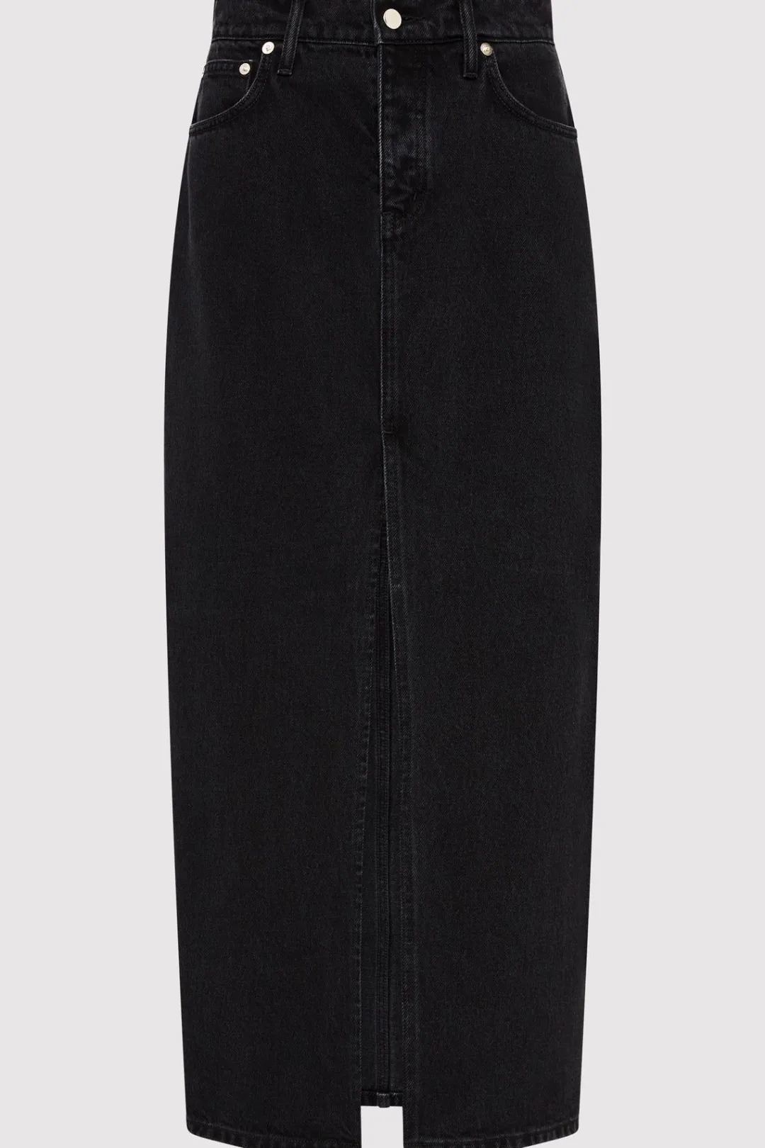Denim*St. Agni Denim Maxi Skirt - Washed Black