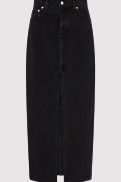 Skirts*St. Agni Denim Maxi Skirt - Washed Black