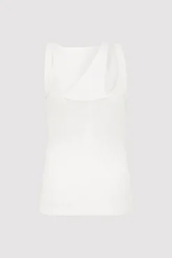 Singlets*St. Agni Double Layer Knit Singlet - White