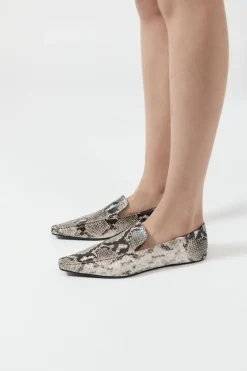 Loafers*St. Agni Flat Loafer - Python
