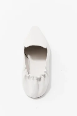 Flats*St. Agni Flat Loafer - White