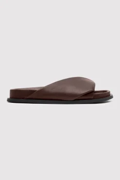 Slides*St. Agni Fold Detail Slide - Chocolate