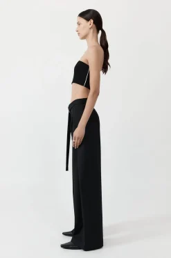 Tailoring*St. Agni Fold Trousers - Black