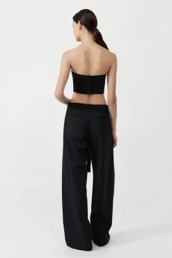 Tailoring*St. Agni Fold Trousers - Black