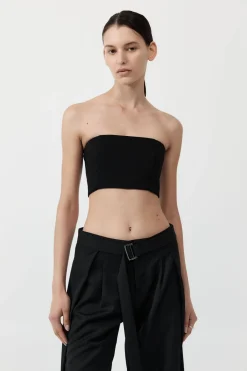 Pants*St. Agni Fold Trousers - Black