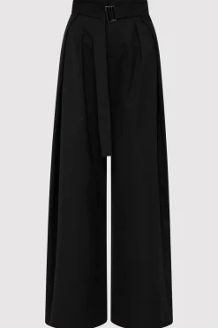 Pants*St. Agni Fold Trousers - Black