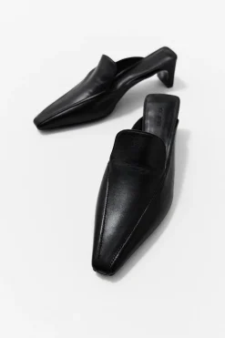 Heels*St. Agni Heeled Loafer - Black