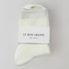 Socks*St. Agni Her Socks - White - By Le Bon