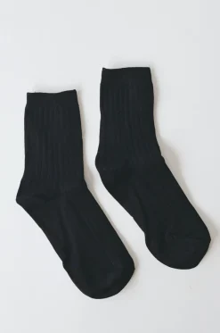 Socks*St. Agni Her Socks By Le Bon - Black