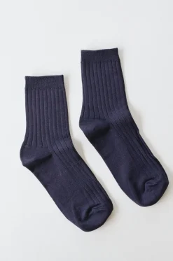 Socks*St. Agni Her Socks By Le Bon - Midnight Blue
