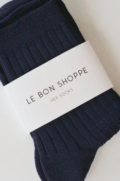 Socks*St. Agni Her Socks By Le Bon - Midnight Blue