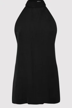 Tops*St. Agni High Neck Tunic - Black