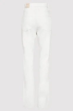 Pants*St. Agni High Waist Crop Flare Jeans - Off White