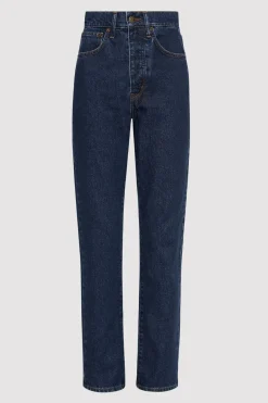 Pants*St. Agni High Waist Crop Straight Jeans - Indigo