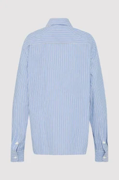 Shirts*St. Agni Homme Shirt - Blue Stripe