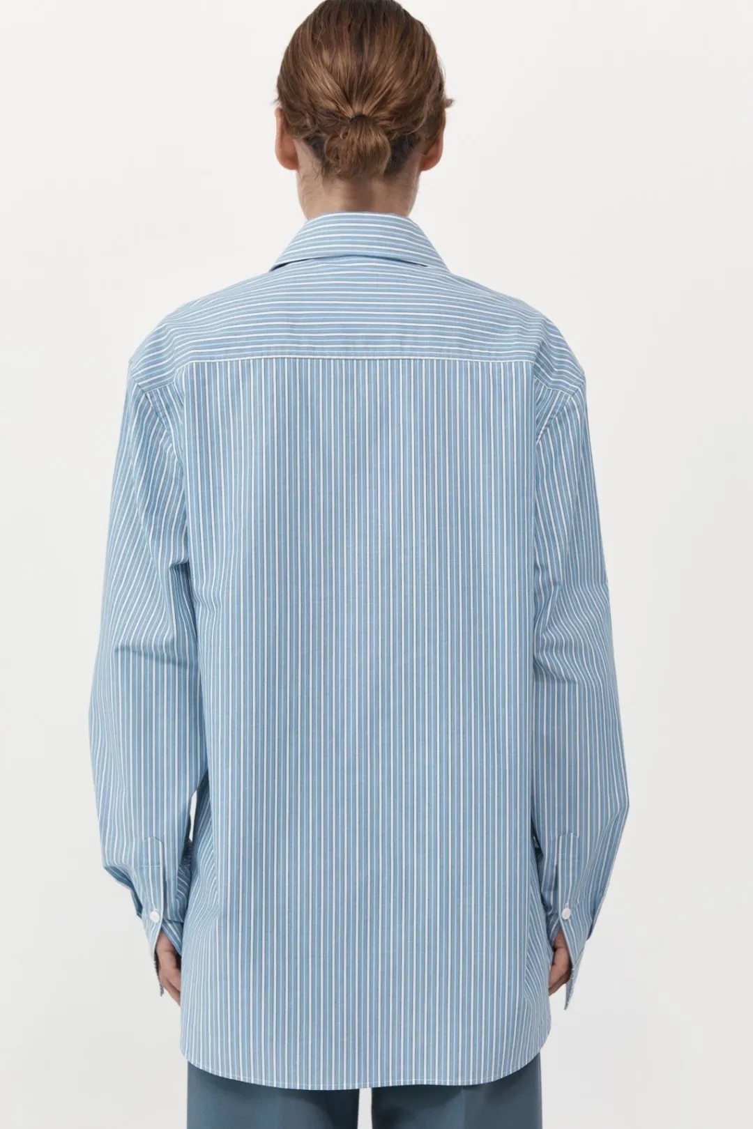 Unisex*St. Agni Homme Shirt - Blue Stripe