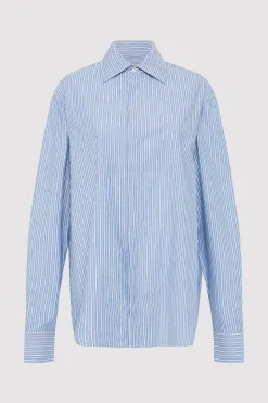 Tops*St. Agni Homme Shirt - Blue Stripe