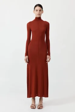 Knitwear*St. Agni Jersey Maxi Dress - Rouge