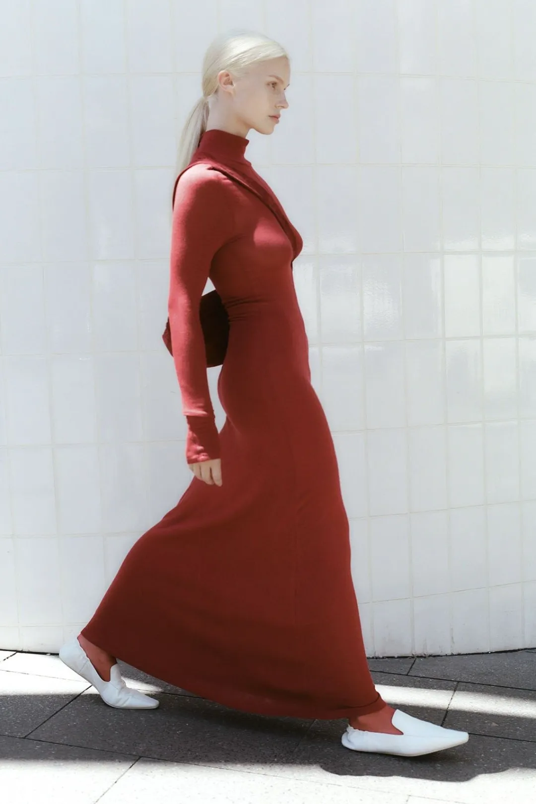 Dresses*St. Agni Jersey Maxi Dress - Rouge