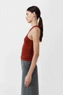 Knitwear*St. Agni Jersey Tank - Rouge