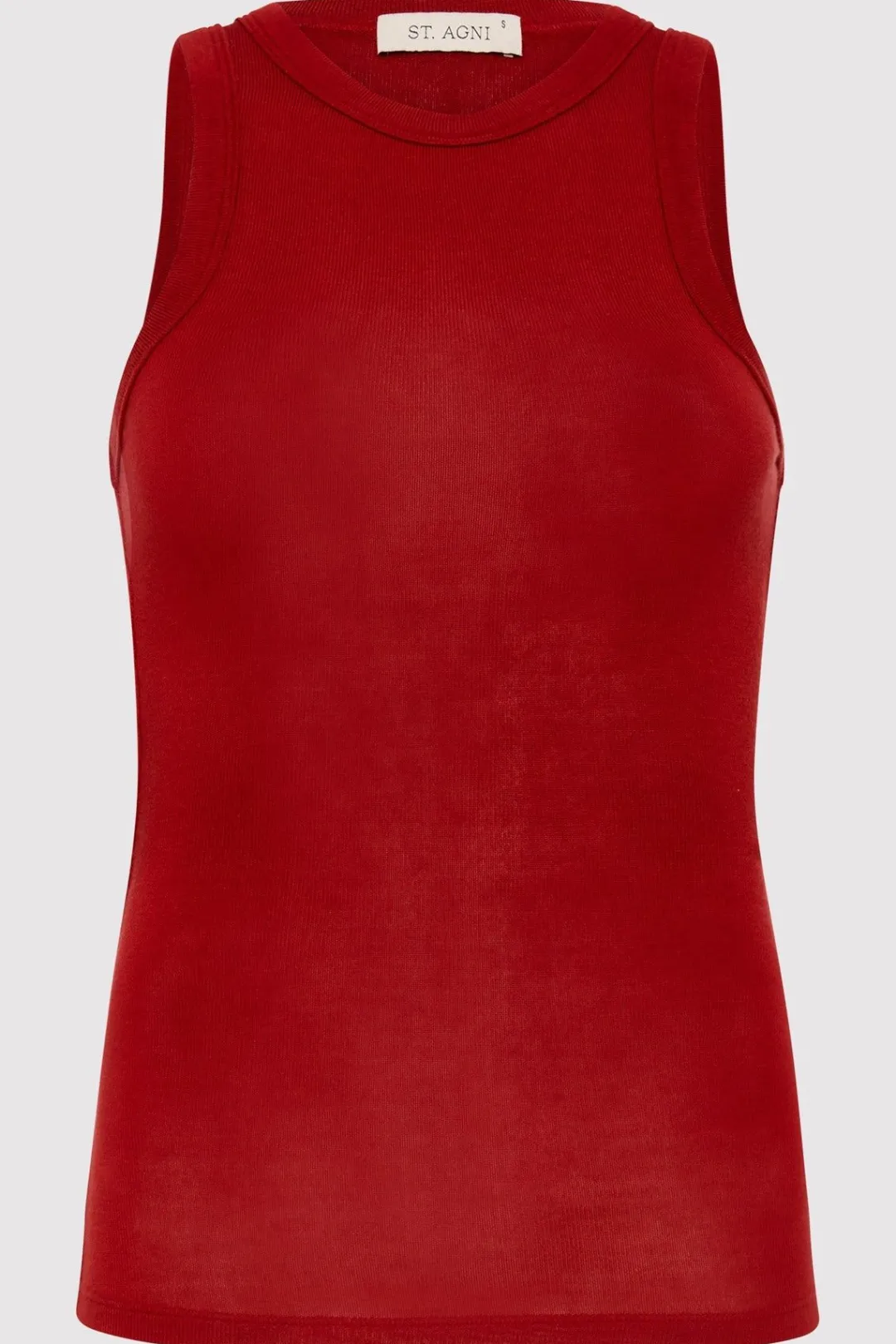 Knitwear*St. Agni Jersey Tank - Rouge