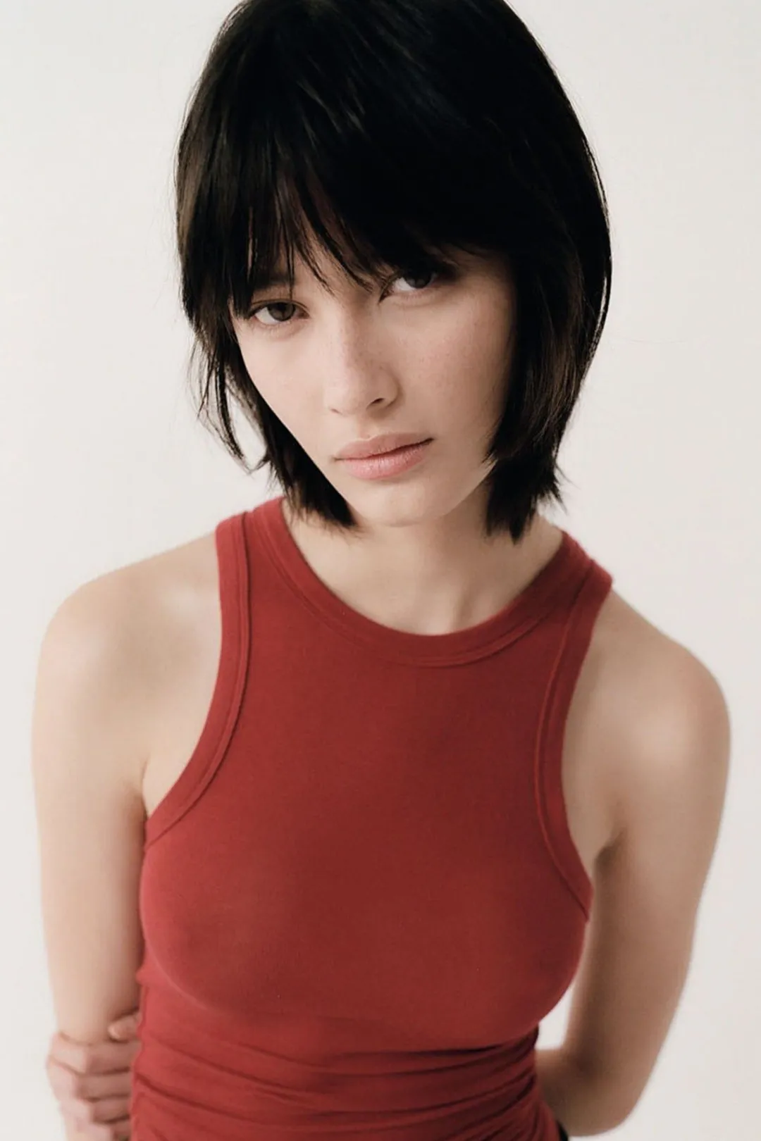 Tops*St. Agni Jersey Tank - Rouge