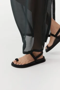 Unisex*St. Agni Keko Sandal - Black