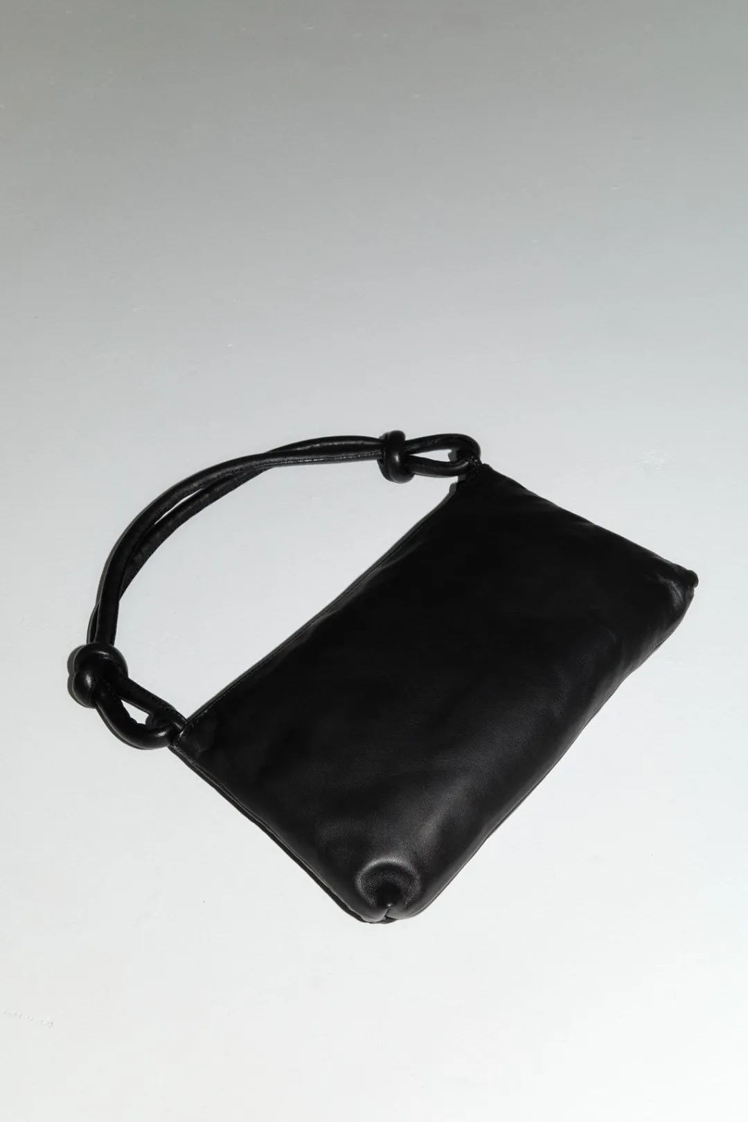 Bags*St. Agni Knotted Baguette Bag - Black