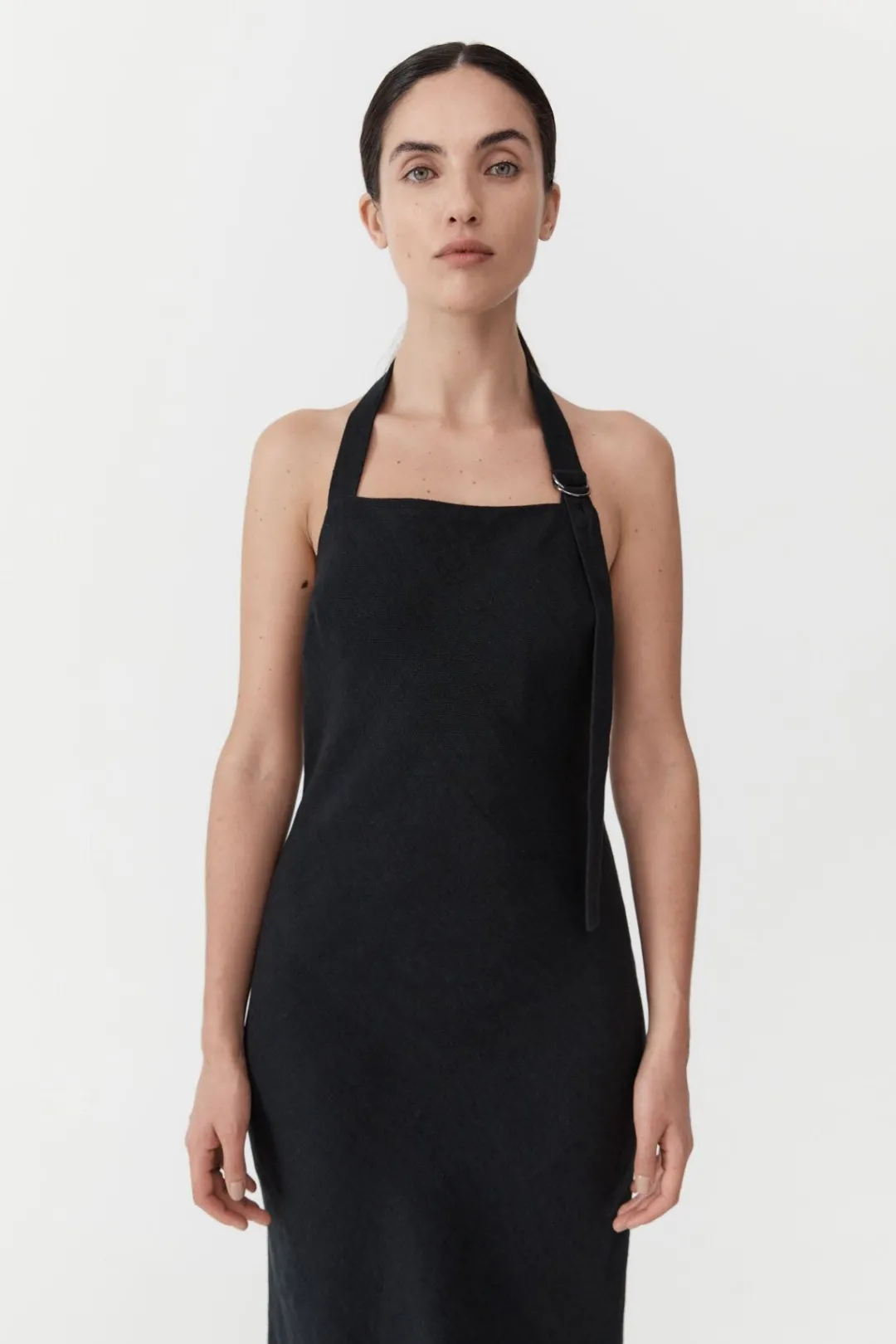 Dresses*St. Agni Linen Bias Maxi Dress - Black