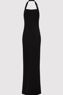 Dresses*St. Agni Linen Bias Maxi Dress - Black