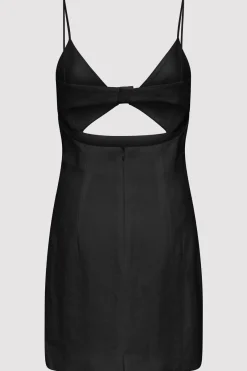 Dresses*St. Agni Linen Bra Mini Dress - Black