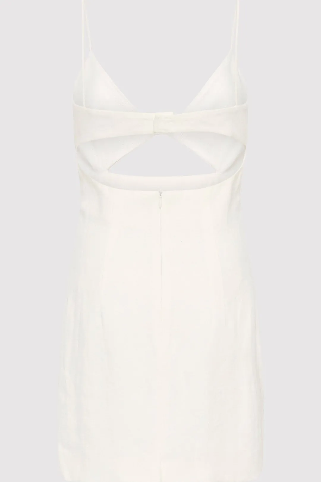Tailoring*St. Agni Linen Bra Mini Dress - Ivory