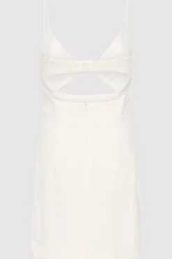 Dresses*St. Agni Linen Bra Mini Dress - Ivory