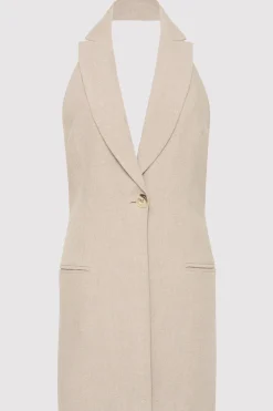 Tops*St. Agni Linen Helm Vest - Natural