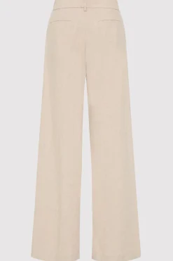Tailoring*St. Agni Linen Overlap Waist Trousers - Natural