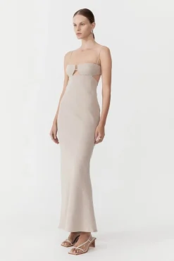 Dresses*St. Agni Linen Resort Dress - Natural