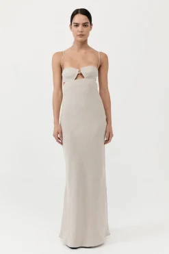 Tailoring*St. Agni Linen Resort Dress - Natural